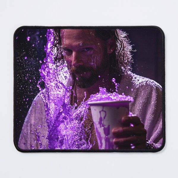 Item preview, The Dude Purple Drip Art Print designed and sold by WockWave.
