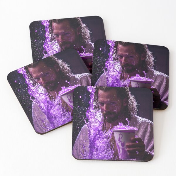 Item preview, The Dude Purple Drip Art Print designed and sold by WockWave.