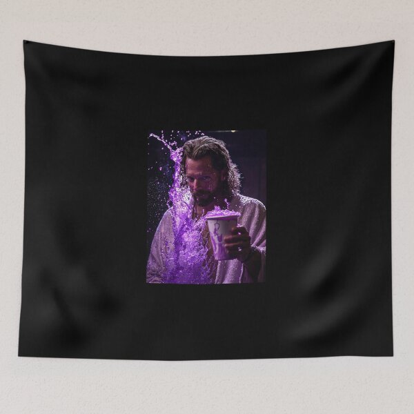 Item preview, The Dude Purple Drip Art Print designed and sold by WockWave.