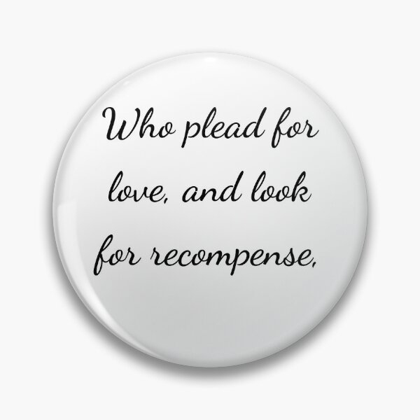 Item preview, "Who plead for love and look for recompense," - handwriting black designed and sold by ariksworld.