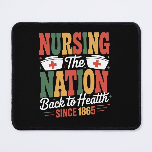 Item preview, Pride Life Black History Melanin Nurse since 1865 designed and sold by BlassmausArt.