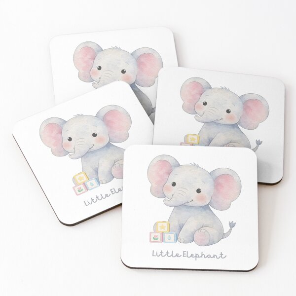 Item preview, cute Little Elephant designed and sold by Moonland21.
