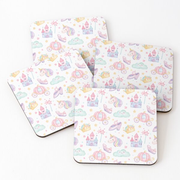 Item preview, Princess Unicorn Seamless Pattern designed and sold by naragon4289.