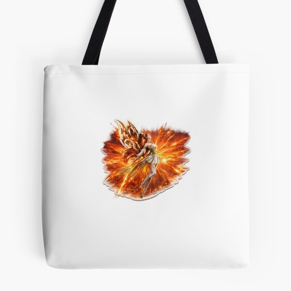 Item preview, Blazing Power Anime Energy Warrior designed and sold by Farheen786.