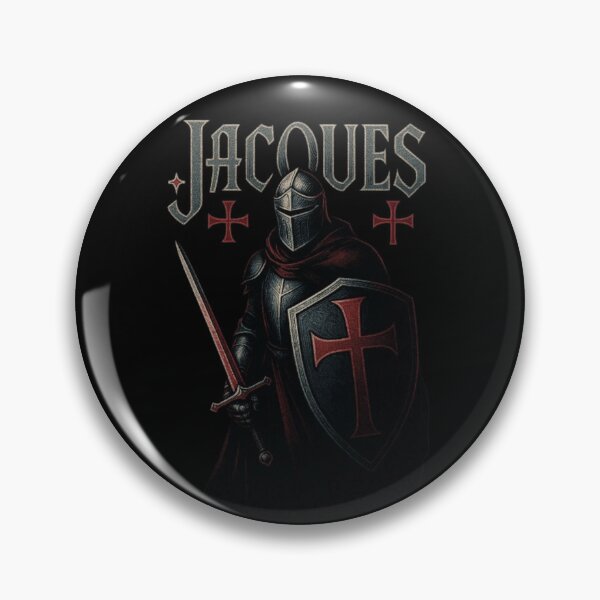 Item preview, Jacques Knight Templar Design, Medieval Crusader Knight Shirt, Templar Order Warrior, Holy Cross Armor, Sword Shield Knight, Medieval France Crusader Art designed and sold by Typologystudios.