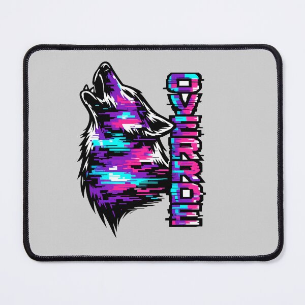 Item preview, Digital Override Glitch Art Wolf Cyberpunk Graphic designed and sold by tineldesign.