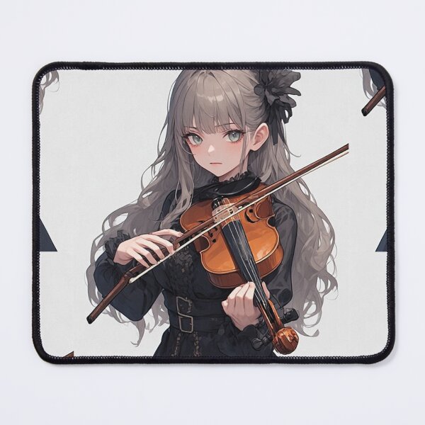 Item preview, Gothic anime girl with violin designed and sold by ArtsJulian.