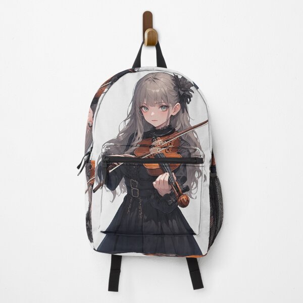Artikelvorschau, Gothic-Anime-Mädchen mit Geige entworfen und verkauft von ArtsJulian.