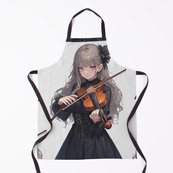 Item preview, Gothic anime girl with violin designed and sold by ArtsJulian.