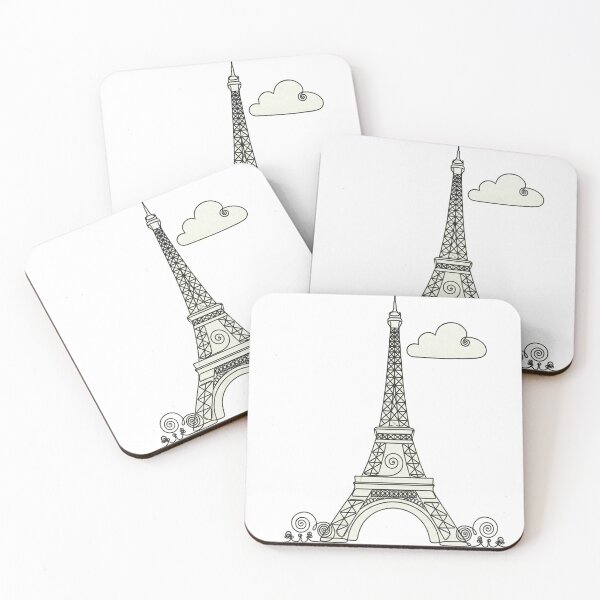 Item preview, Minimal Line Art-Eiffel Tower designed and sold by DinsignStudio.
