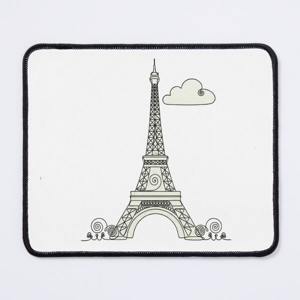 Item preview, Minimal Line Art-Eiffel Tower designed and sold by DinsignStudio.