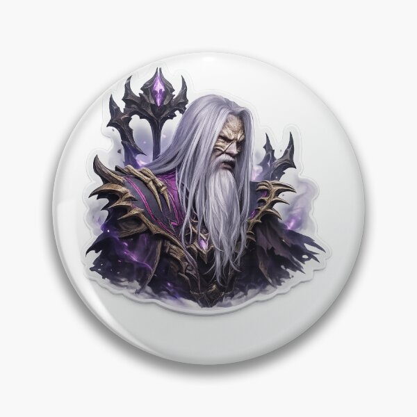 Item preview, Dark Fantasy Sorcerer with White Beard designed and sold by Farheen786.
