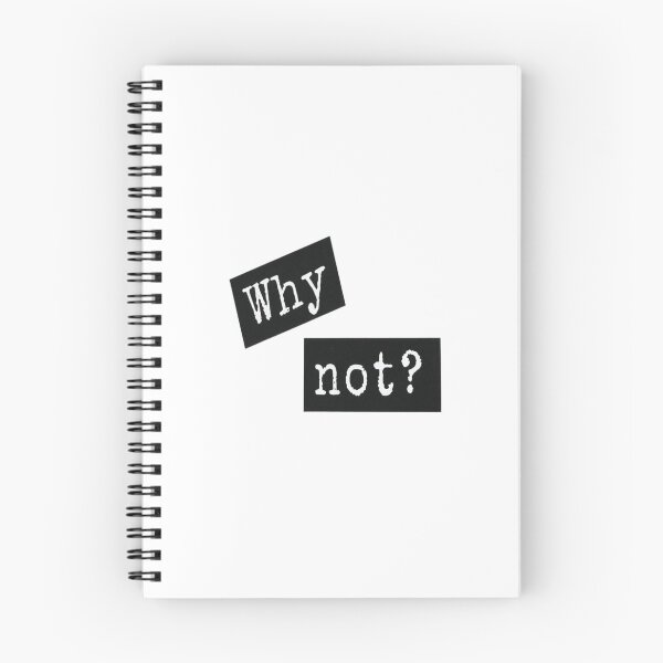 Item preview, Minimalist WHY NOT Quote Design | Bold Motivational Typography for Daily Inspiration designed and sold by Bright Nest Studio.