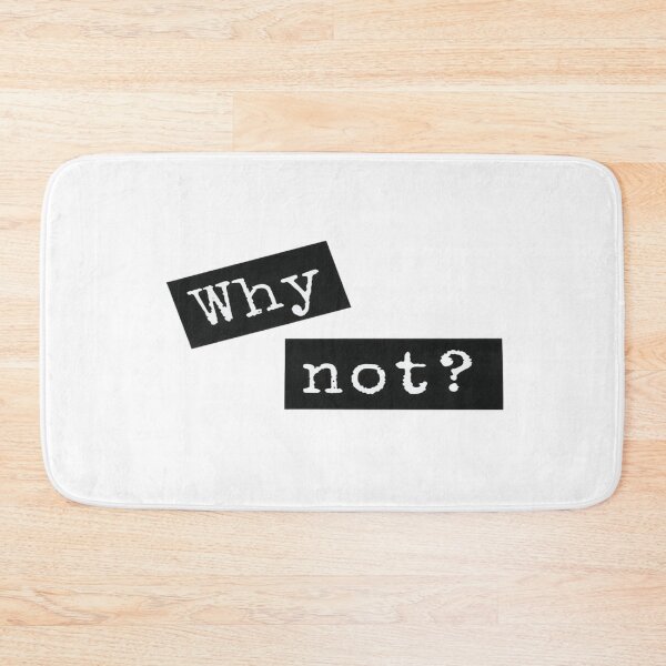 Item preview, Minimalist WHY NOT Quote Design | Bold Motivational Typography for Daily Inspiration designed and sold by Bright Nest Studio.