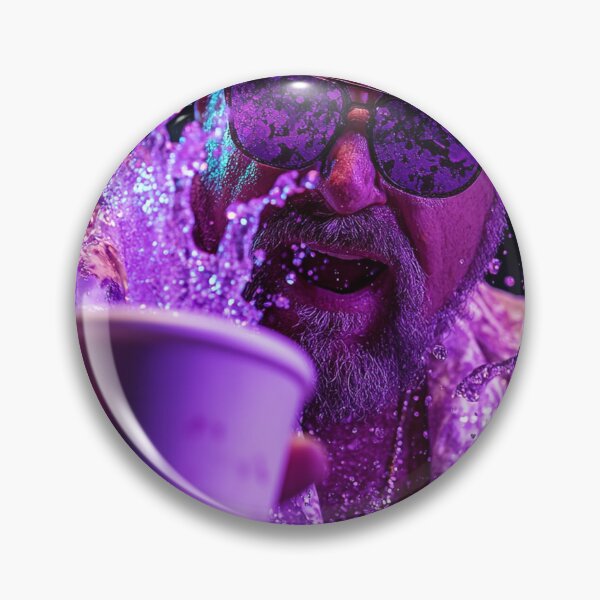 Item preview, Walter Sobchak Purple Drip Art Print designed and sold by WockWave.