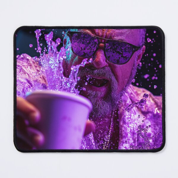 Item preview, Walter Sobchak Purple Drip Art Print designed and sold by WockWave.