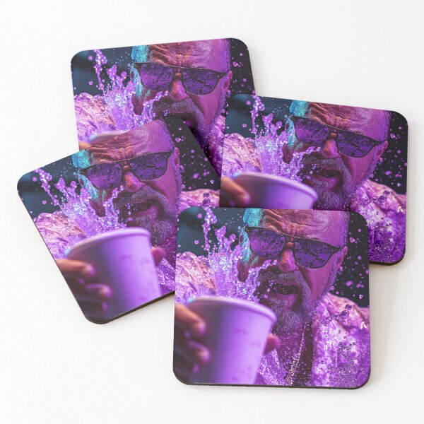 Item preview, Walter Sobchak Purple Drip Art Print designed and sold by WockWave.