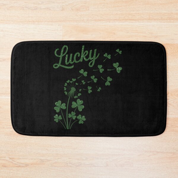 Item preview, Lucky St Patrick's Day  Glitter Dandelion Shamrock designed and sold by BlassmausArt.