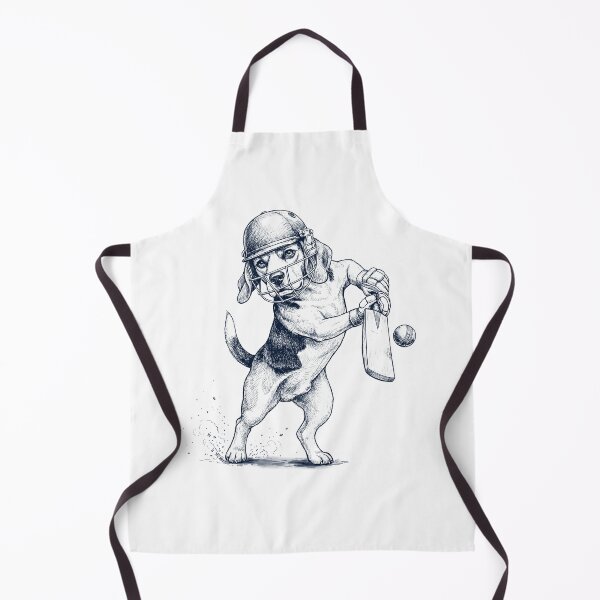 Item preview, Vintage Beagle Playing Cricket Player Dog Lover designed and sold by DoodleTortle.