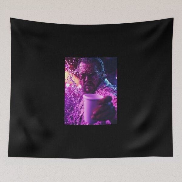 Item preview, Walter Sobchak Purple Splash Pop Art designed and sold by WockWave.