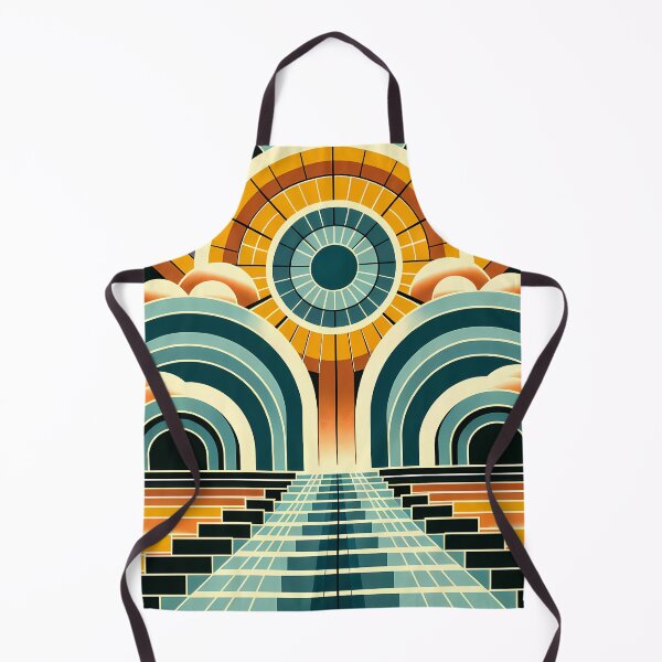 Item preview, Geometric Sunburst Arches and Stairway designed and sold by InkSmithery.