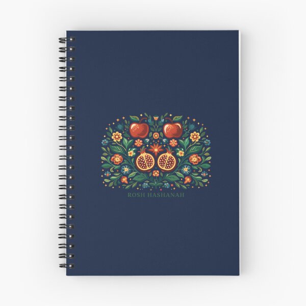 Item preview, Rosh Hashanah Floral Folk Art designed and sold by Thank-HaShem.