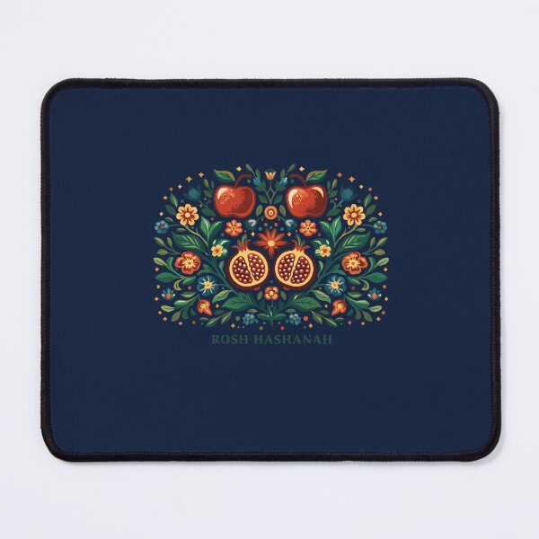 Item preview, Rosh Hashanah Floral Folk Art designed and sold by Thank-HaShem.