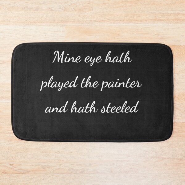 Item preview, "Mine eye hath played the painter and hath steeled" - handwriting white designed and sold by ariksworld.
