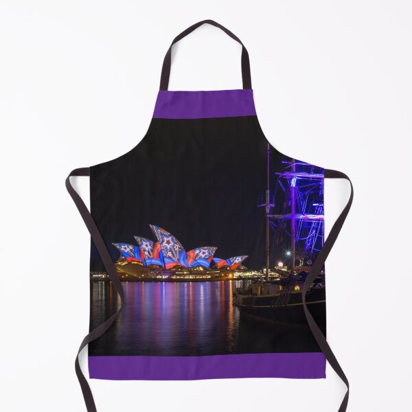 Item preview, Sydney Opera House & Southern Swan Ship - Vivid Sydney Festival designed and sold by Ross.A.Campbell.
