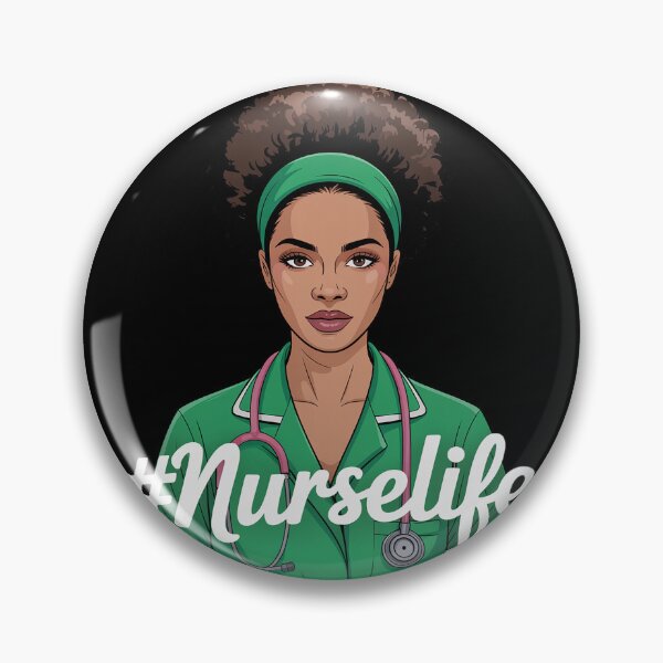 Item preview, Wonmen Nurse Life Black Woman Black History Month Juneteenth designed and sold by BlassmausArt.