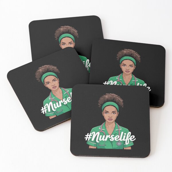 Item preview, Wonmen Nurse Life Black Woman Black History Month Juneteenth designed and sold by BlassmausArt.