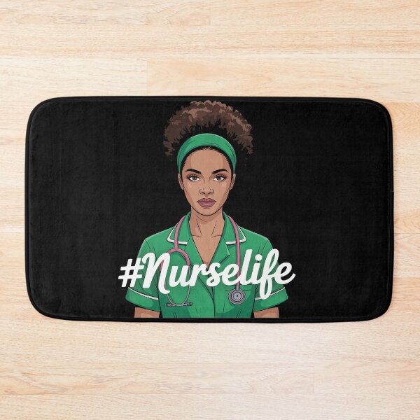 Item preview, Wonmen Nurse Life Black Woman Black History Month Juneteenth designed and sold by BlassmausArt.