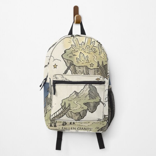 Item preview, The Shattered Peaks - Vintage Floating Islands Fantasy Map Pattern designed and sold by InnerwayStudio.