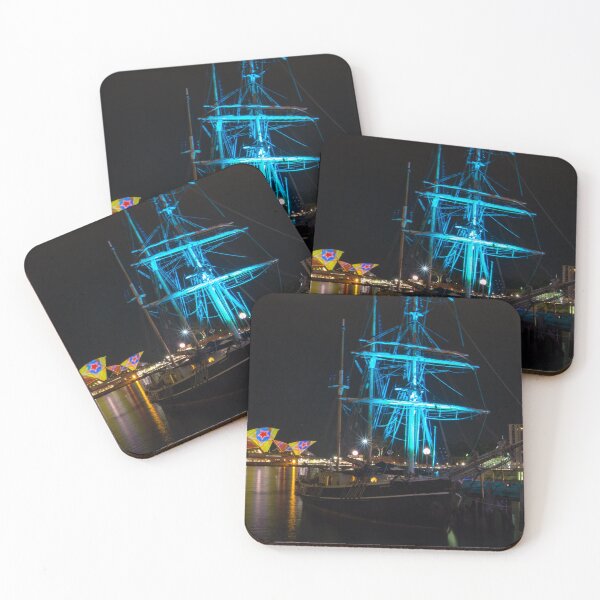 Item preview, Sydney Opera House & Southern Swan Ship - Vivid Sydney Festival designed and sold by Ross.A.Campbell.