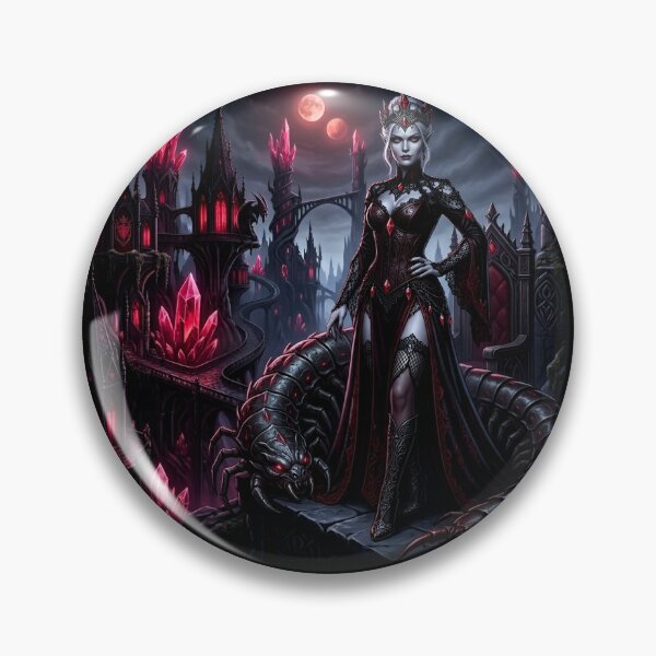 Item preview, Empress of Crimson Spires - Drow Queen’s Dark Triumph designed and sold by M.O.K..