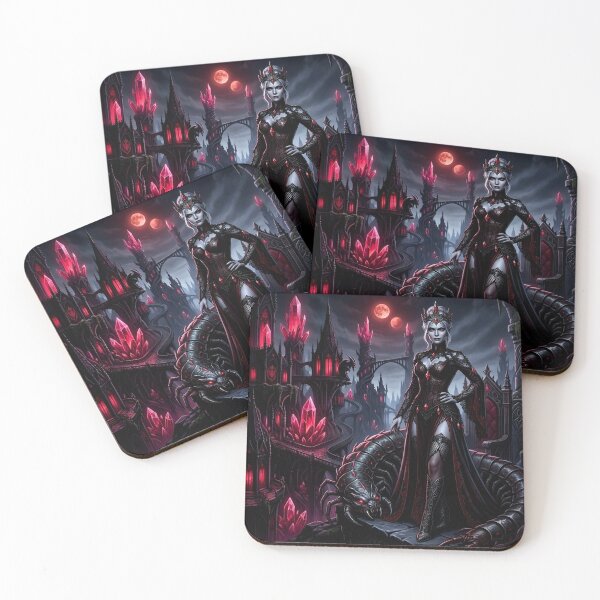 Item preview, Empress of Crimson Spires - Drow Queen’s Dark Triumph designed and sold by M.O.K..