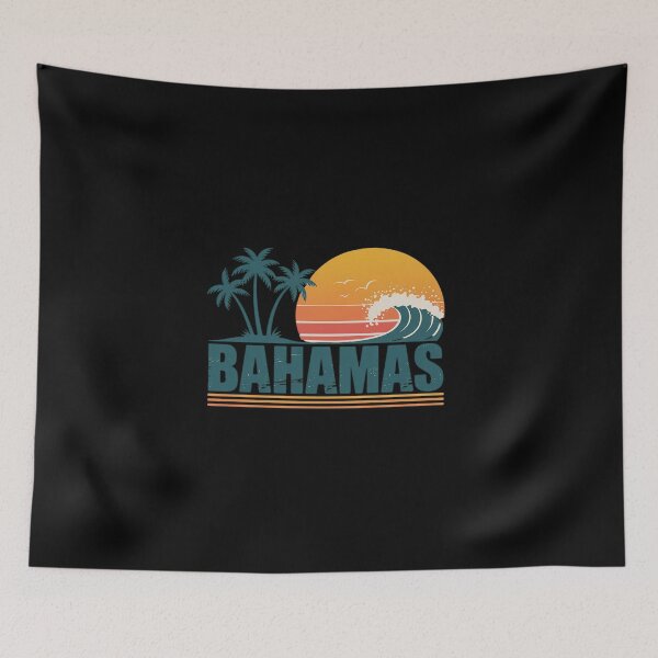 Item preview, Bahamas Beach Summer Vacation Sunset 70s 80s  designed and sold by BlassmausArt.