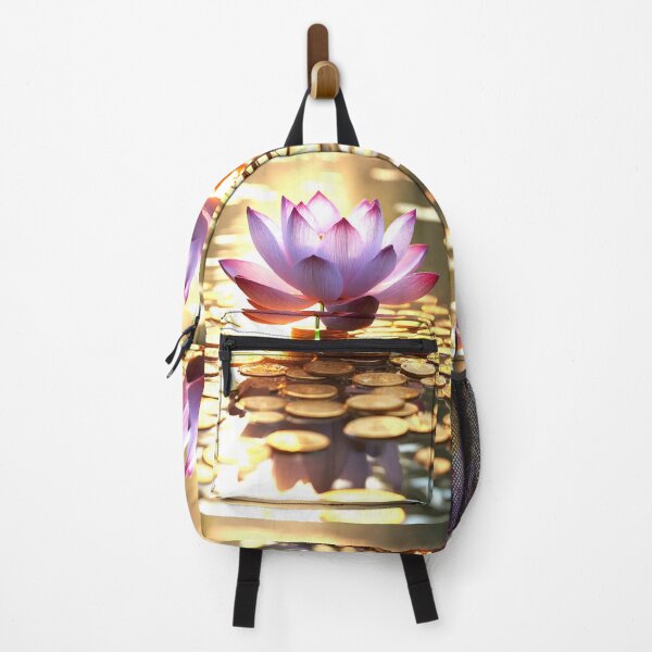 Item preview, Lotus flower and gold coins designed and sold by Creative Visualize.