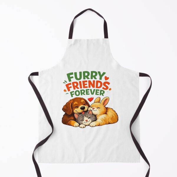 Item preview, Furry Friends Forever – Cute Dog Cat Bunny Animal Lover Design designed and sold by Lovestickerco.