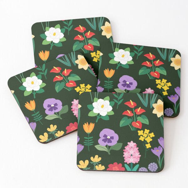 Item preview, Whimsical Wildflower Garden Seamless Pattern designed and sold by Niji Hibana.