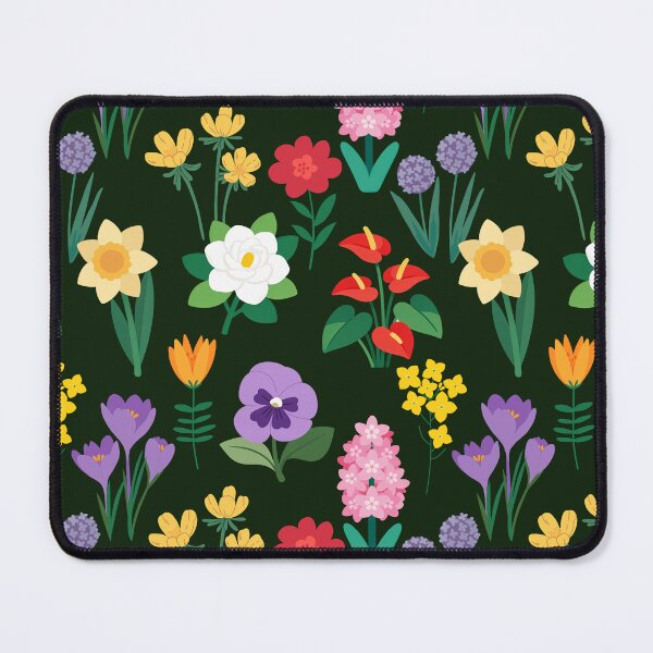 Item preview, Whimsical Wildflower Garden Seamless Pattern designed and sold by Niji Hibana.