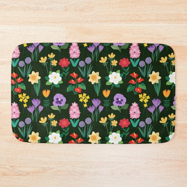 Item preview, Whimsical Wildflower Garden Seamless Pattern designed and sold by Niji Hibana.