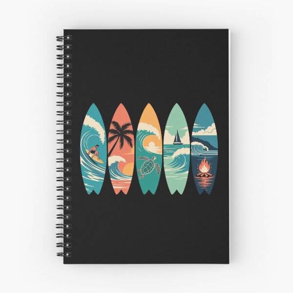 Item preview, Surfboards Sunset Ocean Beach Vibe Surfer designed and sold by BlassmausArt.