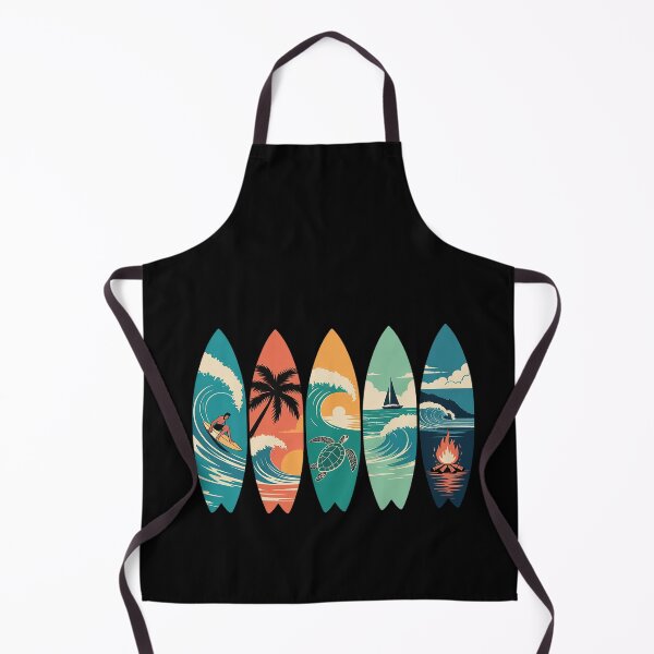 Item preview, Surfboards Sunset Ocean Beach Vibe Surfer designed and sold by BlassmausArt.