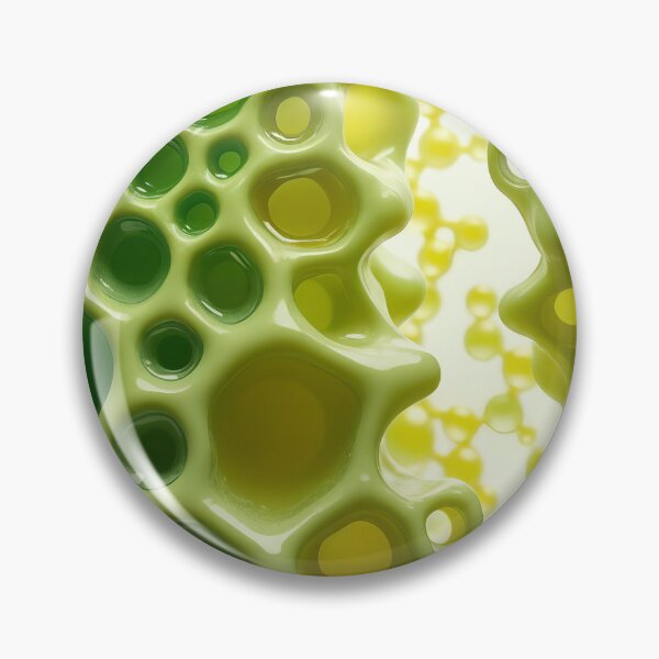 Item preview, Toxic Green Fluid Cells Abstract designed and sold by ScreenPin.