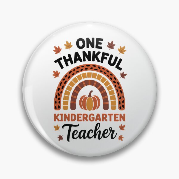 Item preview, One Thankful Kindergarten Teacher Thankgiving Rainbow designed and sold by Moon-Ape.