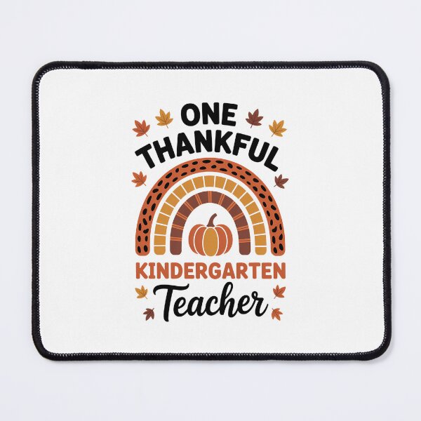 Item preview, One Thankful Kindergarten Teacher Thankgiving Rainbow designed and sold by Moon-Ape.