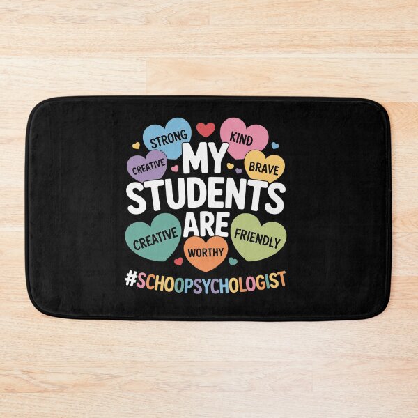 Item preview, Valentine School Psychologist Affirmations Hearts Teacher designed and sold by BlassmausArt.