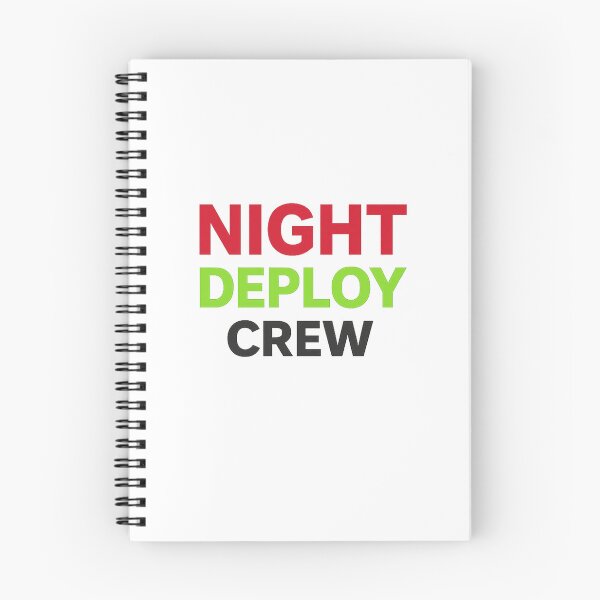 Item preview, Night Deploy Crew Design designed and sold by unscriptedPixel.
