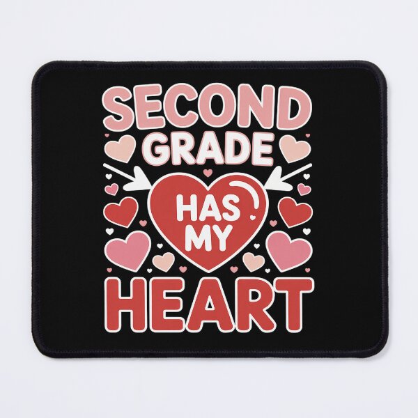 Item preview, Women's Second Grade Has My Heart Teacher Student Valentine's Day designed and sold by BlassmausArt.